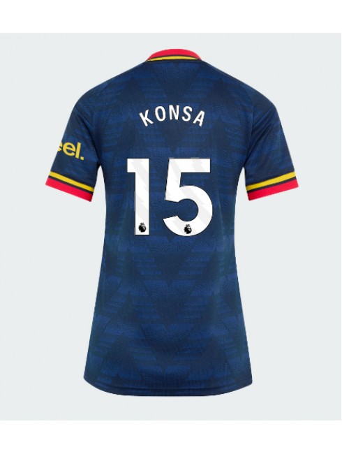 Arsenal Ezri Konsa #15 Replika Borta Kläder Dam 2026-27 Kortärmad Arsenal Ezri Konsa #15 Replika Borta Kläder Dam 2026-27 Kortärmad